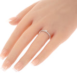 デザインジュエリー 15号 リング K18ホワイトゴールド ダイヤモンド レディース【中古】【Aランク】