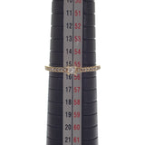 デザインジュエリー 15号 リング K18イエローゴールド ダイヤモンド レディース【中古】【Aランク】