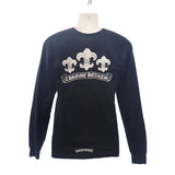 クロムハーツ CHROME HEARTS BSフレアプリント ロングスリーブ S 長袖Tシャツ コットン ブラック メンズ【中古】【Aランク】