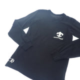 クロムハーツ CHROME HEARTS BSフレアプリント ロングスリーブ S 長袖Tシャツ コットン ブラック メンズ【中古】【Aランク】