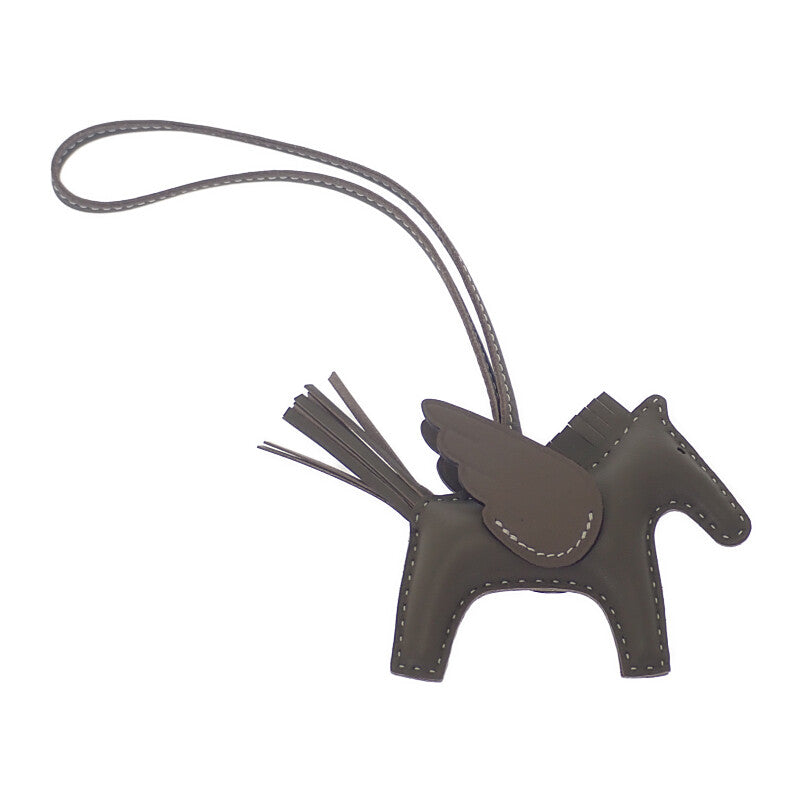 エルメス HERMES ロデオチャームPM ペガサス バッグチャーム アニョーミロ ソーエトゥープ ブラウン系 レディース【中古】【Sランク】