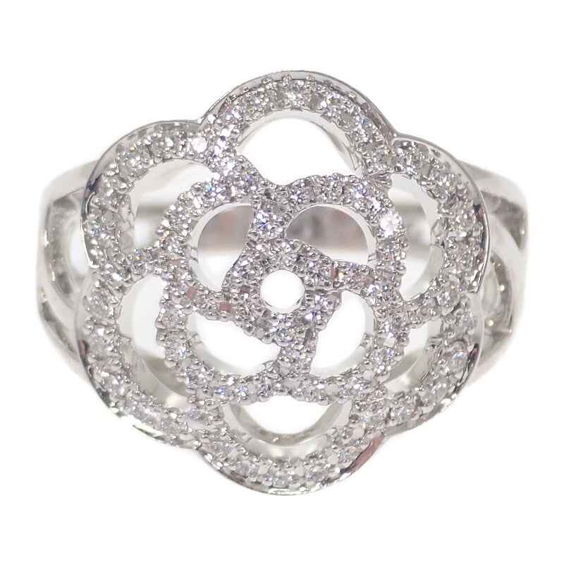 シャネル CHANEL カメリア 10号 50 J10807 リング K18ホワイトゴールド ダイヤモンド レディース【中古】【Aランク】