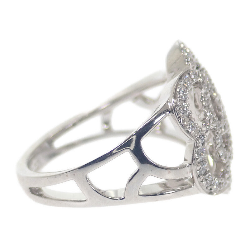 シャネル CHANEL カメリア 10号 50 J10807 リング K18ホワイトゴールド ダイヤモンド レディース【中古】【Aランク】