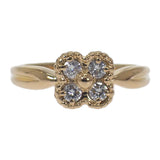 ヴァンクリーフ&アーペル Van Cleef & Arpels アルノ 12号 リング K18イエローゴールド ダイヤモンド #52 レディース【中古】【Aランク】