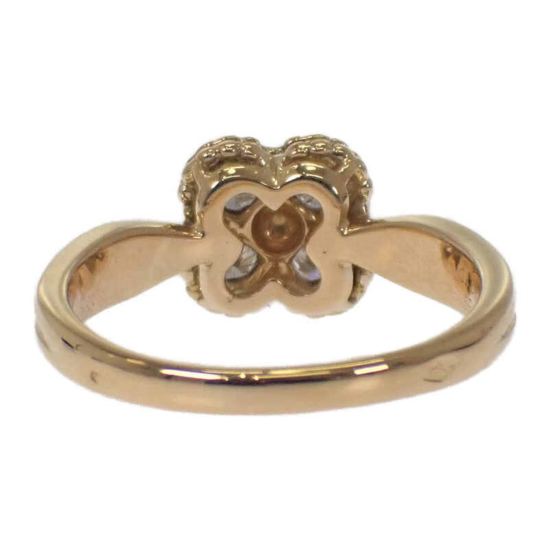 ヴァンクリーフ&アーペル Van Cleef & Arpels アルノ 12号 リング K18イエローゴールド ダイヤモンド #52 レディース【中古】【Aランク】