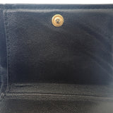 サンローラン SAINT LAURENT モノグラムオリガミタイニー 668274BOWA11000 三つ折り財布 カーフ ブラック ゴールド金具 レディース【中古】【ABランク】