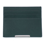 プラダ PRADA トライアングル 2MC223_QHH_F077U カードケース サフィアーノ グリーン SMERALDO メンズ レディース【中古】【Aランク】