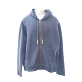 ルイヴィトン LOUIS VUITTON エンブロイダード ジップジャージーフーディ XL 1AFRB3 パーカー コットン グレー メンズ【中古】【ABランク】