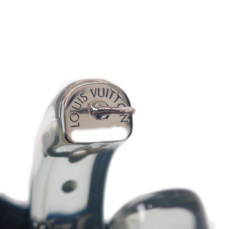 路易威登 LOUIS VUITTON LV Sparks M02817 耳環 樹脂/水鑽 藍色 銀色金屬件 女士【中古品】【A級品】