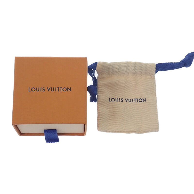 路易威登 LOUIS VUITTON LV Sparks M02817 耳環 樹脂/水鑽 藍色 銀色金屬件 女士【中古品】【A級品】