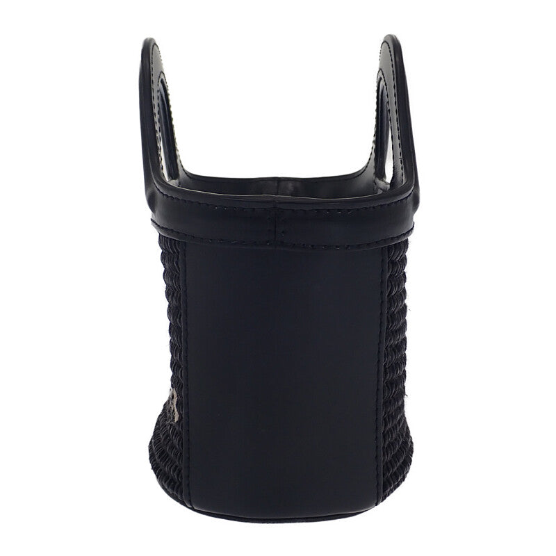 マルニ MARNI トロピカリア バッグ マイクロ BMMP0067Q0P386000N99 2WAYバッグ ハンドバッグ カーフ コットン ブラック レディース【中古】【Aランク】