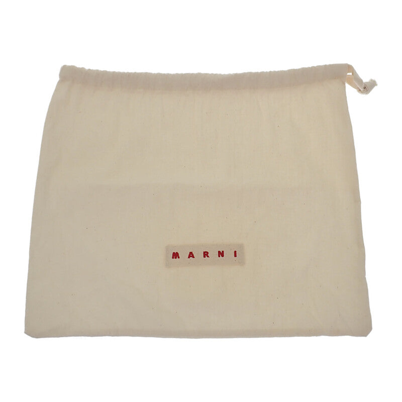 マルニ MARNI トロピカリア バッグ マイクロ BMMP0067Q0P386000N99 2WAYバッグ ハンドバッグ カーフ コットン ブラック レディース【中古】【Aランク】