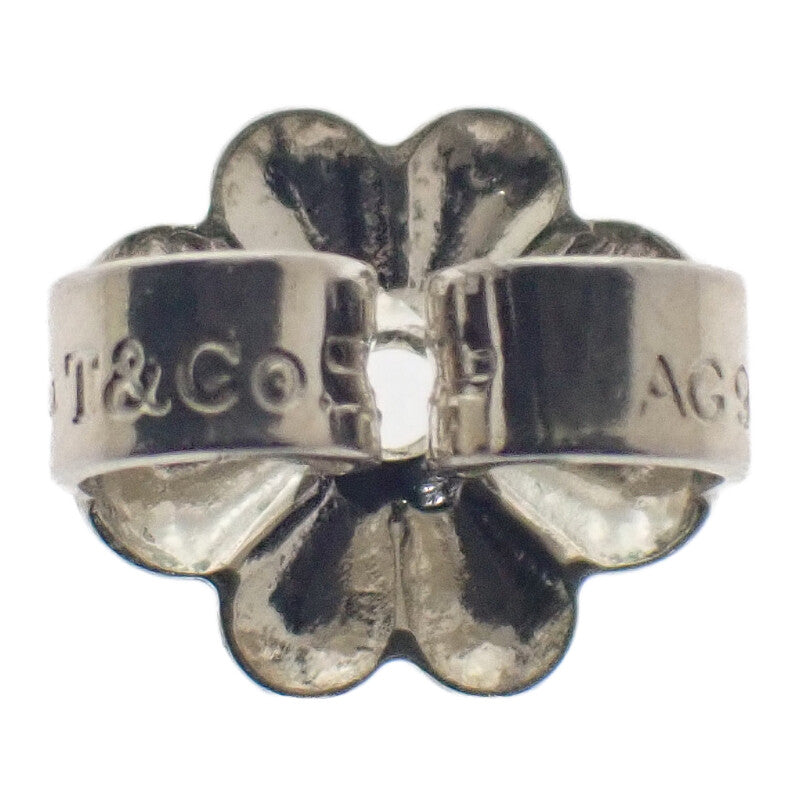 蒂芙尼 TIFFANY&Co. 鍊式耳環 銀色925 縞瑪瑙 黑色 女款【中古】【Aランク】