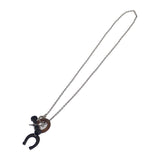 エルメス HERMES モビール・エケストル ネックレス メタル バッファローホーン ブラウン ブラック シルバー レディース メンズ【中古】【Aランク】