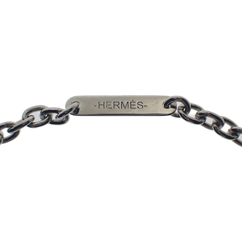 エルメス HERMES モビール・エケストル ネックレス メタル バッファローホーン ブラウン ブラック シルバー レディース メンズ【中古】【Aランク】