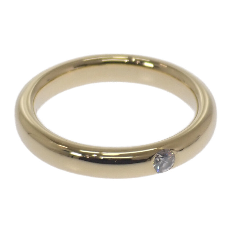 【商談中/対象者以外注文不可】 デザインジュエリー 18号 リング K18イエローゴールド ダイヤモンド レディース【中古】【Aランク】