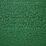 ゴヤール GOYARD プリュメ ポーチウォレット ヘリンボーン ショルダーバッグ カーフ ゴヤールディンキャンバス グリーン レディース【中古】【Aランク】