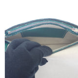 ゴヤール GOYARD プリュメ ポーチウォレット ヘリンボーン ショルダーバッグ カーフ ゴヤールディンキャンバス グリーン レディース【中古】【Aランク】