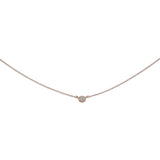 ティファニー TIFFANY&Co. バイザヤードペンダント ネックレス K18ピンクゴールド ダイヤモンド レディース【中古】【Aランク】