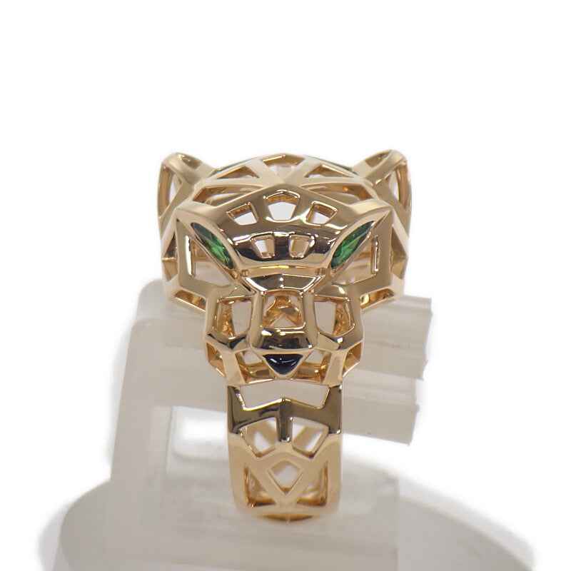 カルティエ CARTIER パンテール ドゥ カルティエ 15.5号 N4767900 リング K18イエローゴールド オニキス ツァボライトガーネット #57 メンズ レディース【中古】【Aランク】