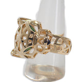 カルティエ CARTIER パンテール ドゥ カルティエ 15.5号 N4767900 リング K18イエローゴールド オニキス ツァボライトガーネット #57 メンズ レディース【中古】【Aランク】