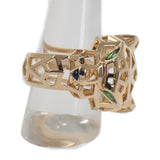 カルティエ CARTIER パンテール ドゥ カルティエ 15.5号 N4767900 リング K18イエローゴールド オニキス ツァボライトガーネット #57 メンズ レディース【中古】【Aランク】