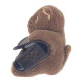 ルイヴィトン LOUIS VUITTON LVキュートモノグラム M01561 バッグチャーム モノグラムキャンバス ブラウン ゴールド金具 レディース【中古】【ABランク】