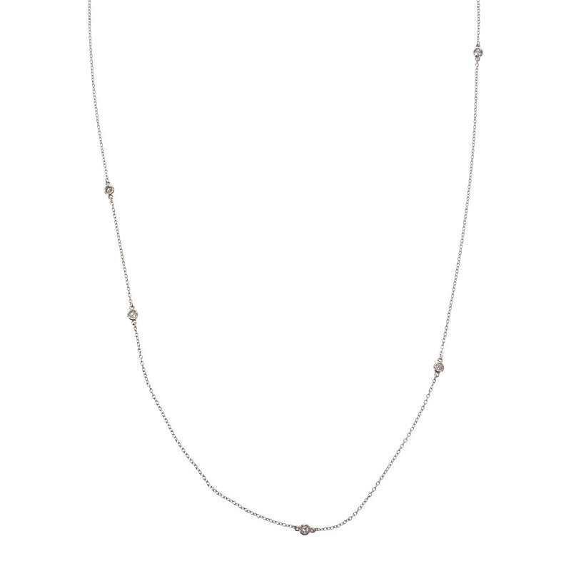 ティファニー TIFFANY&Co. バイザヤード 7PD ロング ネックレス