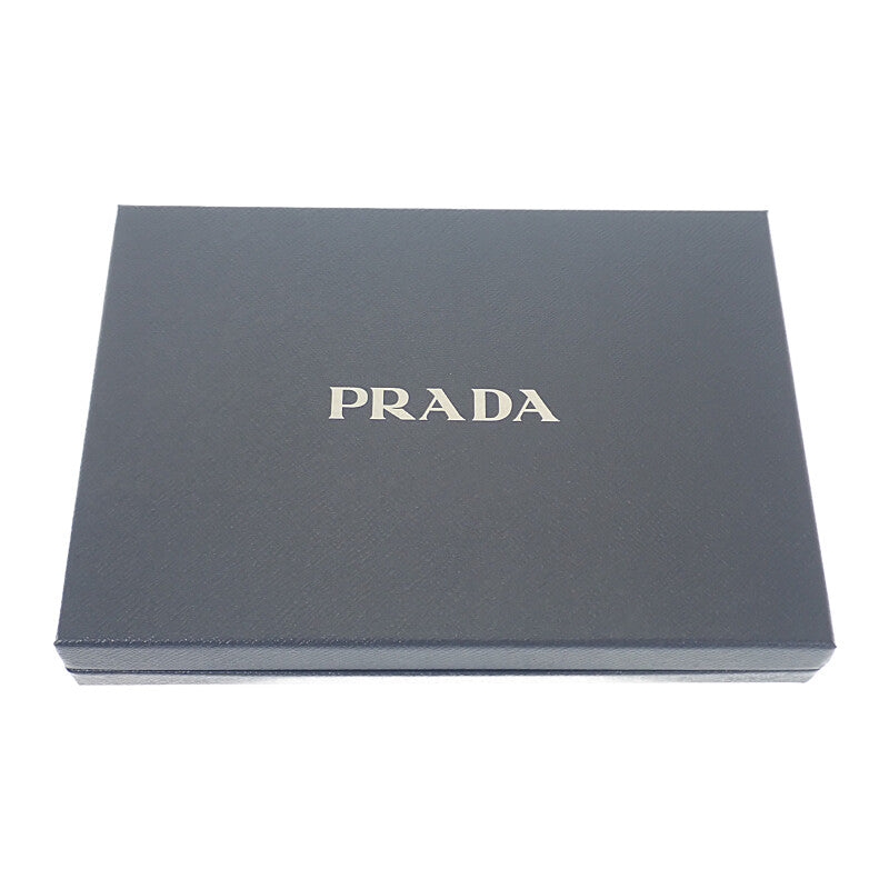 PRADA 普拉達 鏈條 肩背包 1NI054 手提包 Tessuto Impuntu 尼龍 米色 金色金屬配件 女款【中古】【A級】