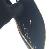 グッチ GUCCI GGエンブレム キーポーチ 815891 AAEEM 1000 ポーチ GGグレインレザー ブラック ゴールド金具 レディース メンズ【中古】【Aランク】