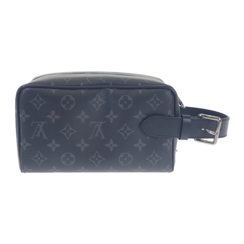 ルイヴィトン LOUIS VUITTON ロッカー ドップ・キット M83113 クラッチバッグ モノグラム・エクリプス ブラック系 シルバー金具 メンズ【中古】【Aランク】