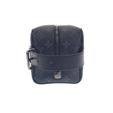 ルイヴィトン LOUIS VUITTON ロッカー ドップ・キット M83113 クラッチバッグ モノグラム・エクリプス ブラック系 シルバー金具 メンズ【中古】【Aランク】