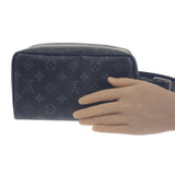 ルイヴィトン LOUIS VUITTON ロッカー ドップ・キット M83113 クラッチバッグ モノグラム・エクリプス ブラック系 シルバー金具 メンズ【中古】【Aランク】
