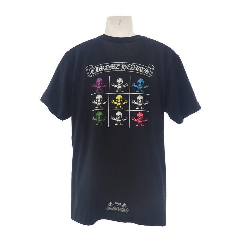 クロムハーツ CHROME HEARTS FOTI フォティ バイ クロムハーツ プリントTシャツ L 半袖Tシャツ コットン ブラック メンズ【中古】【Aランク】