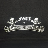 クロムハーツ CHROME HEARTS FOTI フォティ バイ クロムハーツ プリントTシャツ L 半袖Tシャツ コットン ブラック メンズ【中古】【Aランク】