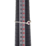 ティファニー TIFFANY&Co. カラーバイザヤード ピンクサファイア チェーン 15号 リング シルバー925 レディース【中古】【Aランク】