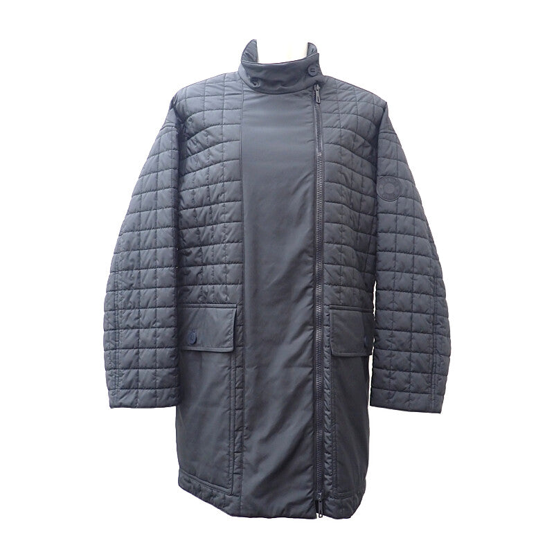 エルメス HERMES キルティングコート 36 H5H0158DQ5H36 ナイロンジャケット ポリエステル ネイビー bleu noir レディース【中古】【Aランク】