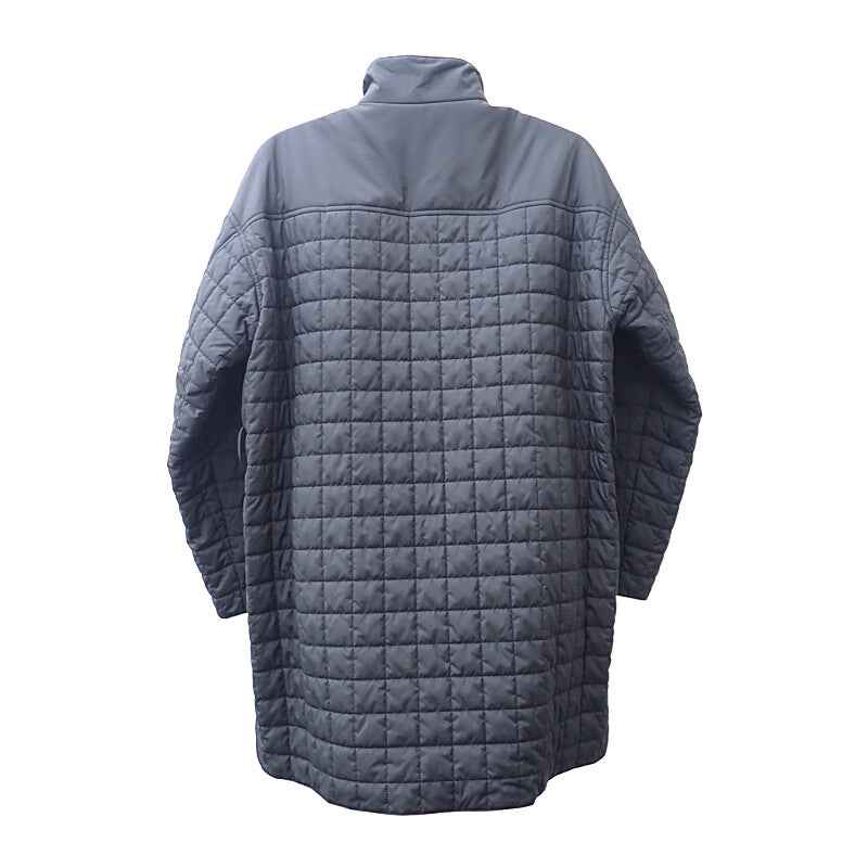 エルメス HERMES キルティングコート 36 H5H0158DQ5H36 ナイロンジャケット ポリエステル ネイビー bleu noir レディース【中古】【Aランク】