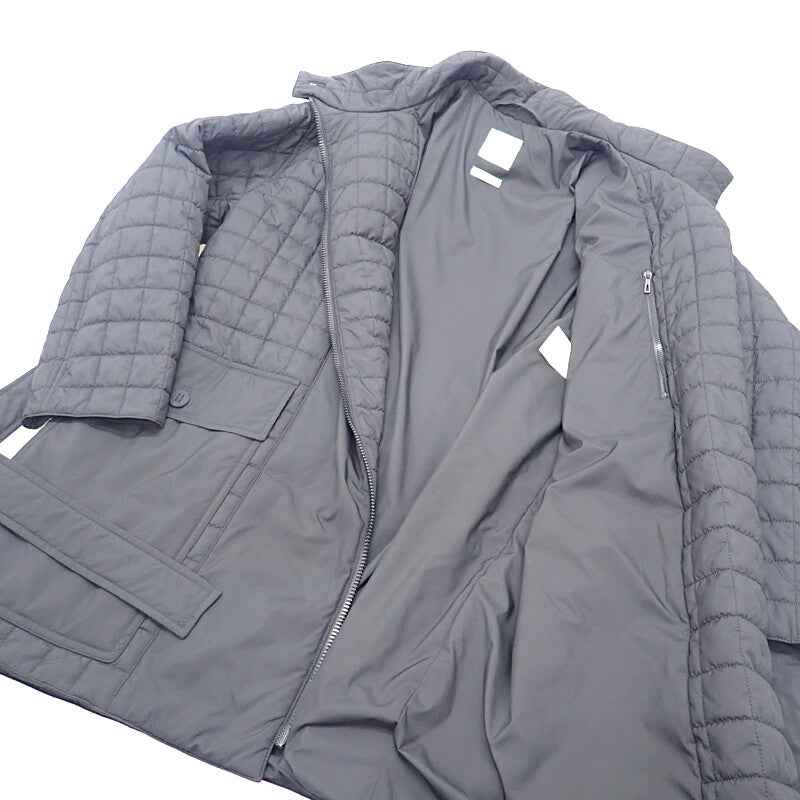 エルメス HERMES キルティングコート 36 H5H0158DQ5H36 ナイロンジャケット ポリエステル ネイビー bleu noir レディース【中古】【Aランク】