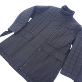 エルメス HERMES キルティングコート 36 H5H0158DQ5H36 ナイロンジャケット ポリエステル ネイビー bleu noir レディース【中古】【Aランク】