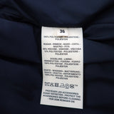 エルメス HERMES キルティングコート 36 H5H0158DQ5H36 ナイロンジャケット ポリエステル ネイビー bleu noir レディース【中古】【Aランク】