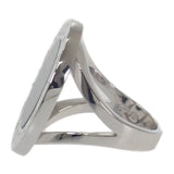 ブルガリ BVLGARI ビッグオニキス ブルガリブルガリ 14.5号 リング K18ホワイトゴールド ブラック オニキス レディース【中古】【Aランク】