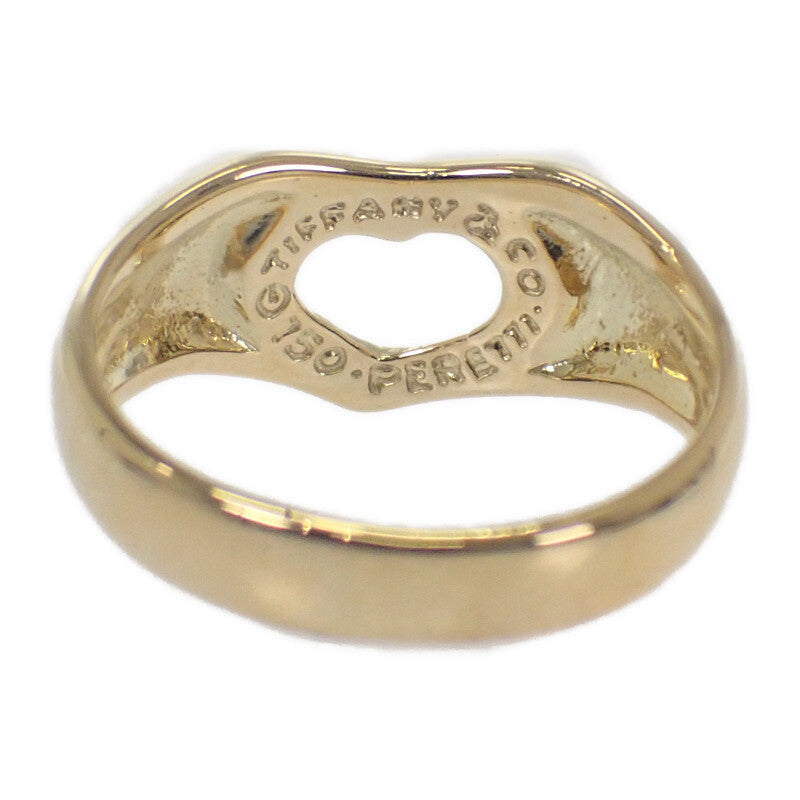 ティファニー TIFFANY&Co. エルサ ペレッティ オープンハート 11号 リング K18イエローゴールド レディース【中古】【Aランク】