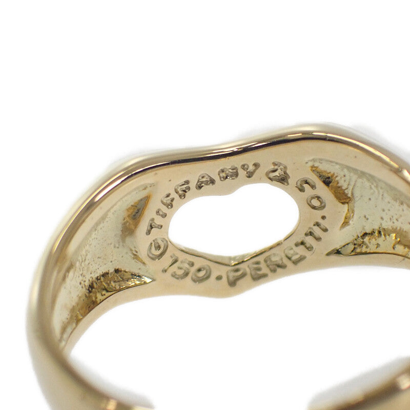 ティファニー TIFFANY&Co. エルサ ペレッティ オープンハート 11号 リング K18イエローゴールド レディース【中古】【Aランク】