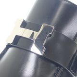 エルメス HERMES フロール60 サボサンダル コンスタンス ミュール カーフ ブラック シルバー金具 37 レディース【中古】【Aランク】