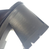 エルメス HERMES フロール60 サボサンダル コンスタンス ミュール カーフ ブラック シルバー金具 37 レディース【中古】【Aランク】