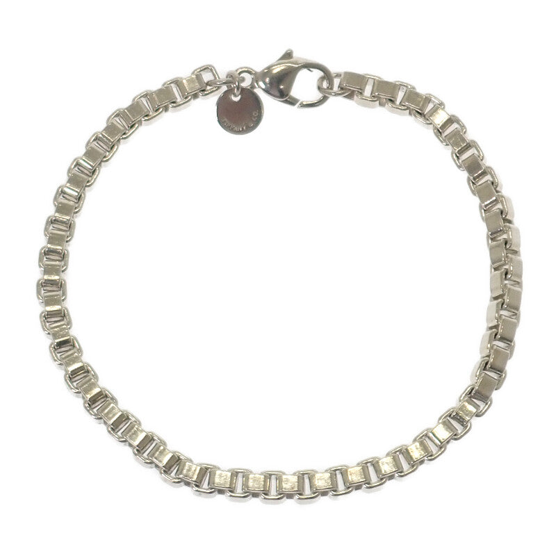 ティファニー TIFFANY&Co. ベネチアンリンク 60150727 ブレスレット スターリングシルバー ミディアム メンズ レディース【中古】【ABランク】