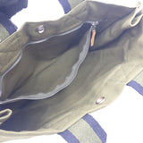 エルメス HERMES フールトゥPM ハンドバッグ キャンバス カーキ メンズ レディース【中古】【Aランク】