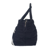 プラダ PRADA スモール パデット Re Nylon トートバッグ 1BG436 トートバッグ 2WAYバッグ ショルダーバッグ ナイロン ブラック シルバー金具 レディース【中古】【ABランク】