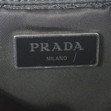 プラダ PRADA スモール パデット Re Nylon トートバッグ 1BG436 トートバッグ 2WAYバッグ ショルダーバッグ ナイロン ブラック シルバー金具 レディース【中古】【ABランク】